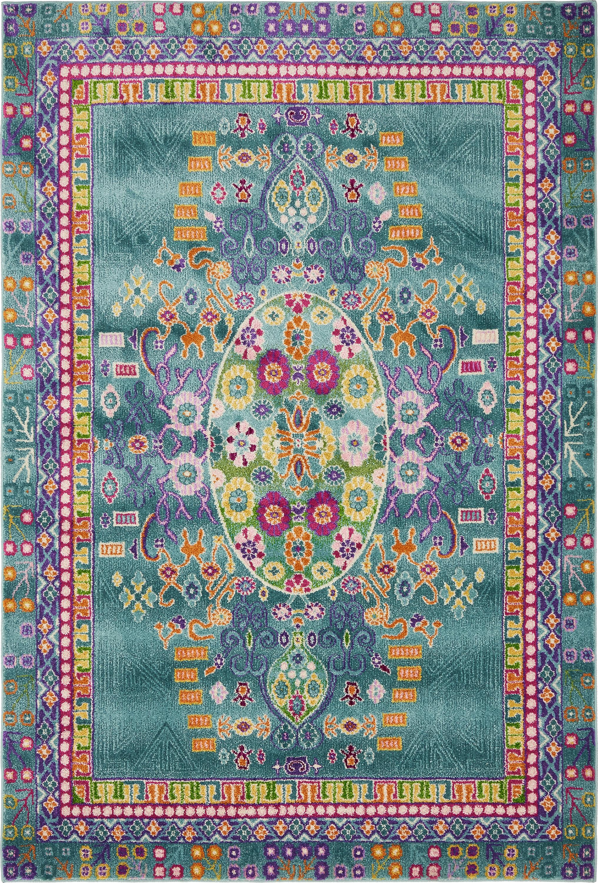Blue 5' x 7' 6 Casablanca Rug eSaleRugs