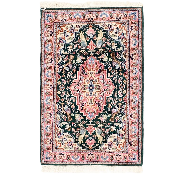 2' x 3' 3 Kashmir Oriental Rug