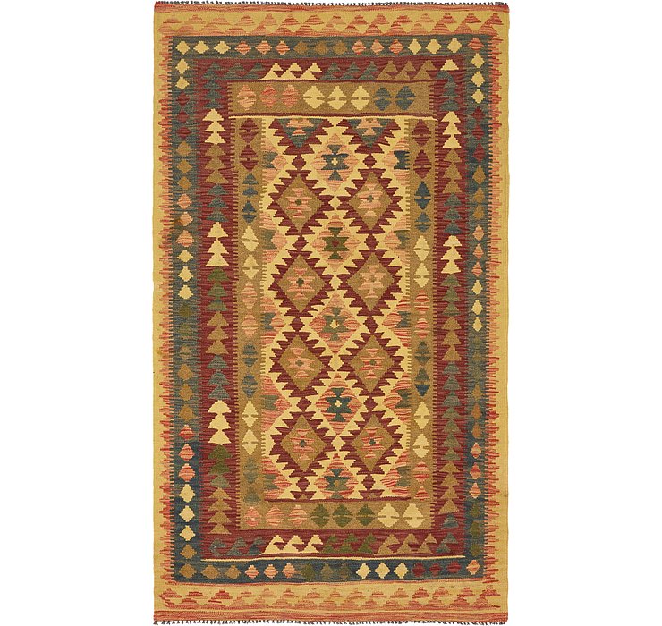 4' x 6' 7 Kilim Maymana Rug