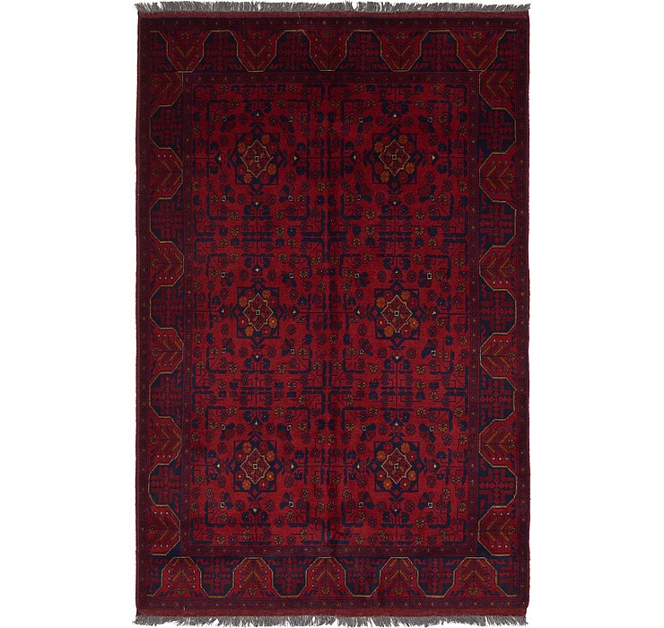 HandKnotted 4' 3 x 6' 7 Khal Mohammadi Oriental...