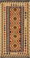 3' 5 x 6' 7 Kilim Maymana Rug thumbnail