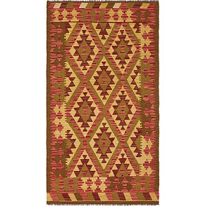 Unique Loom 3' 5 x 6' 4 Kilim Maymana Rug