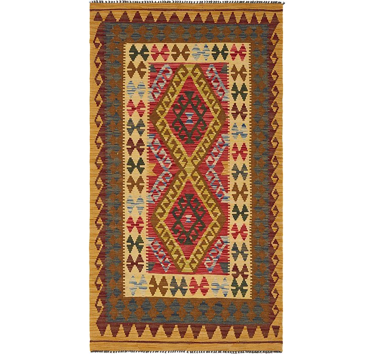 3' 5 x 6' 2 Kilim Maymana Rug