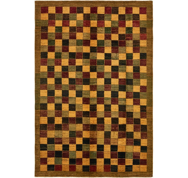 6' 8 x 9' 10 Modern Ziegler Oriental...