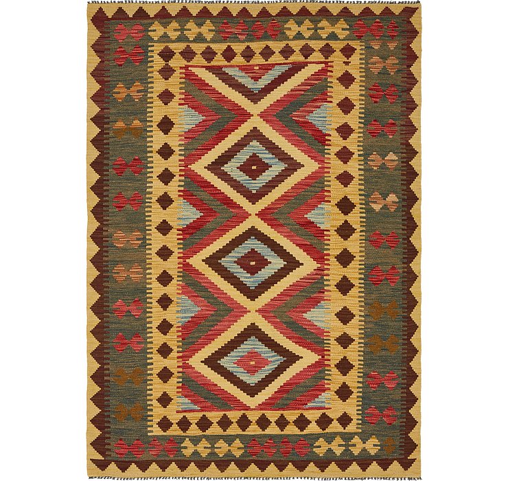 4' 8 x 6' 8 Kilim Maymana Rug