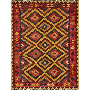 Unique Loom 4' 10 x 6' 6 Kilim Maymana Rug