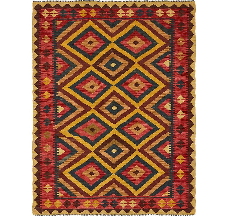 4' 10 x 6' 6 Kilim Maymana Rug