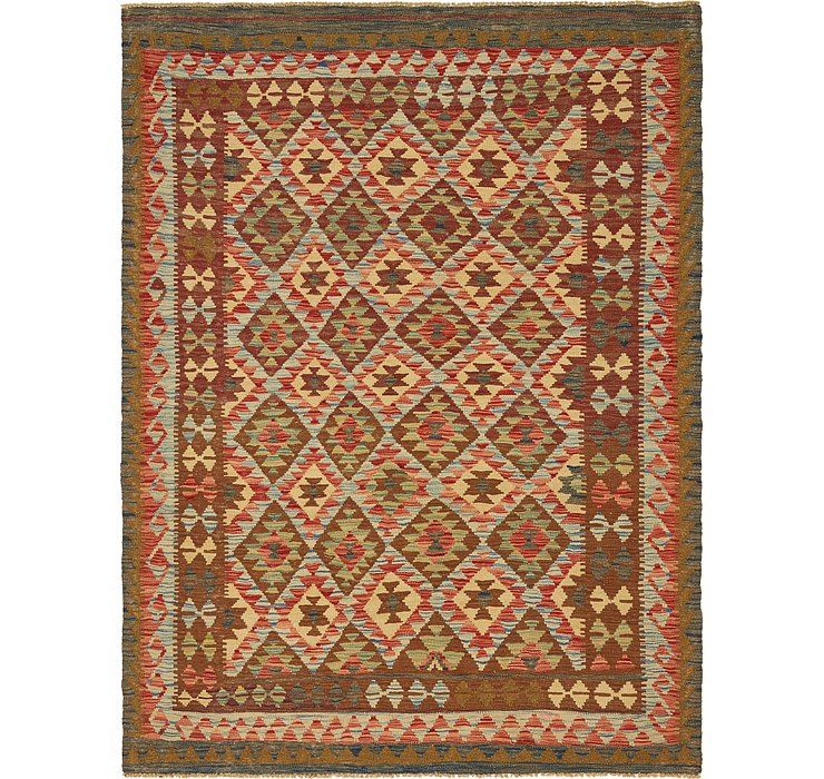 4' 10 x 6' 6 Kilim Maymana Rug