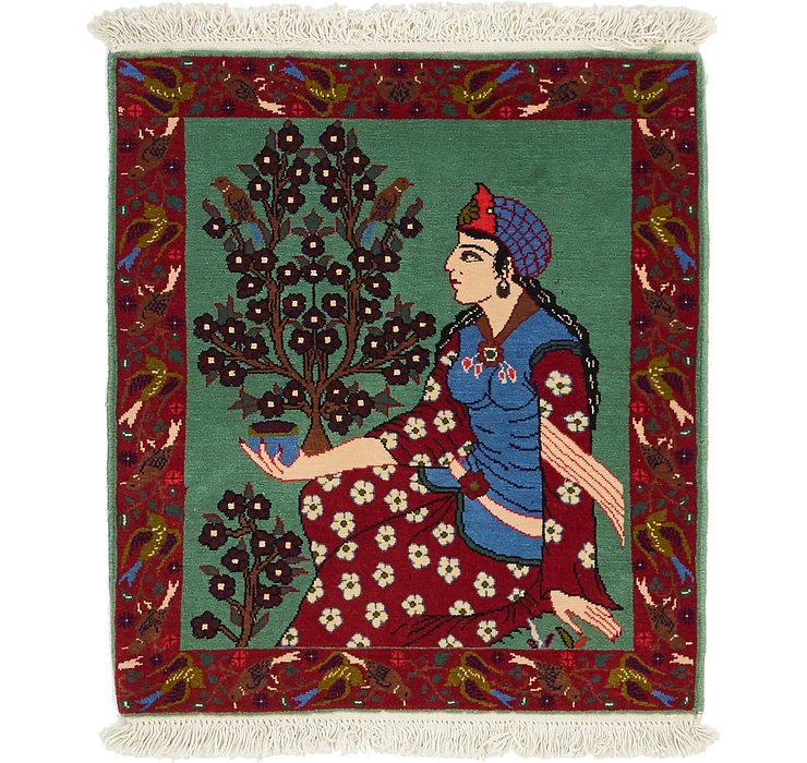 2' x 2' 3 Isfahan Persian Square ...