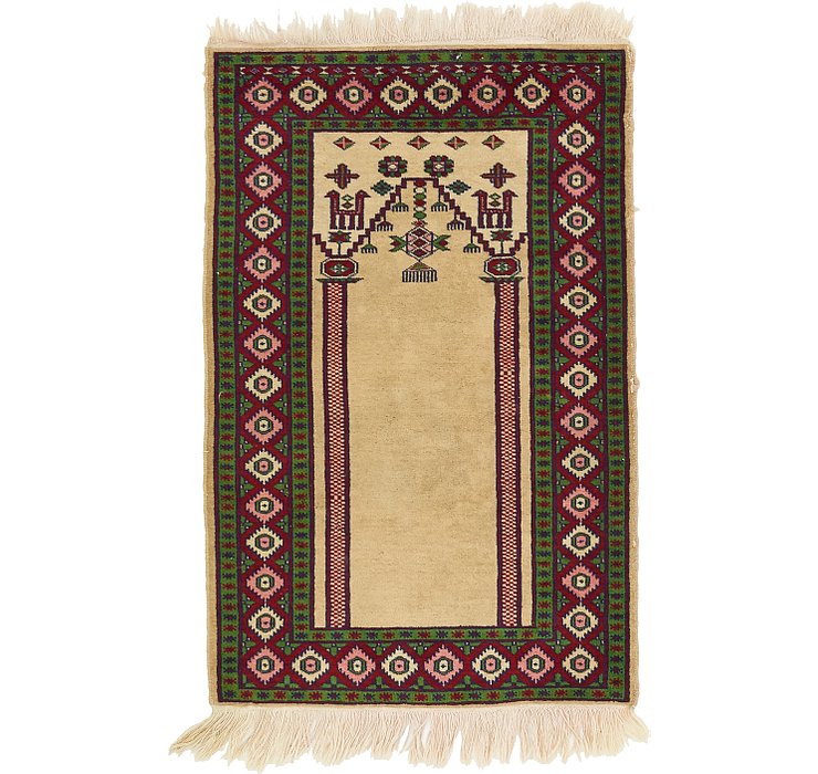 2' 1 x 3' 2 Lahour Oriental Rug