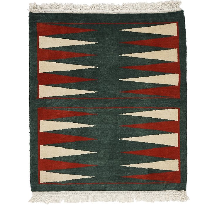 1' 11 x 2' 3 Zoey Oriental Square Rug