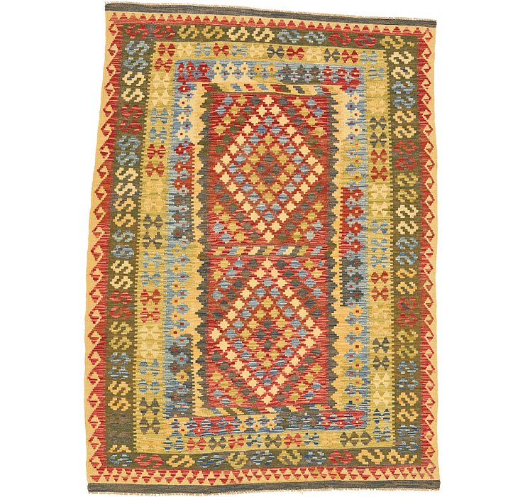 5' x 7' Kilim Maymana Rug