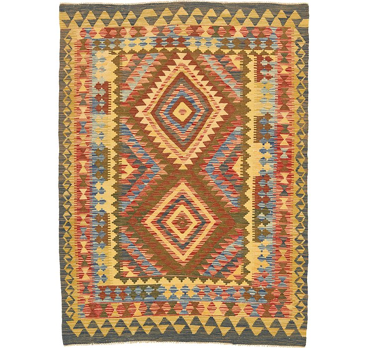 4' 8 x 6' 3 Kilim Maymana Rug