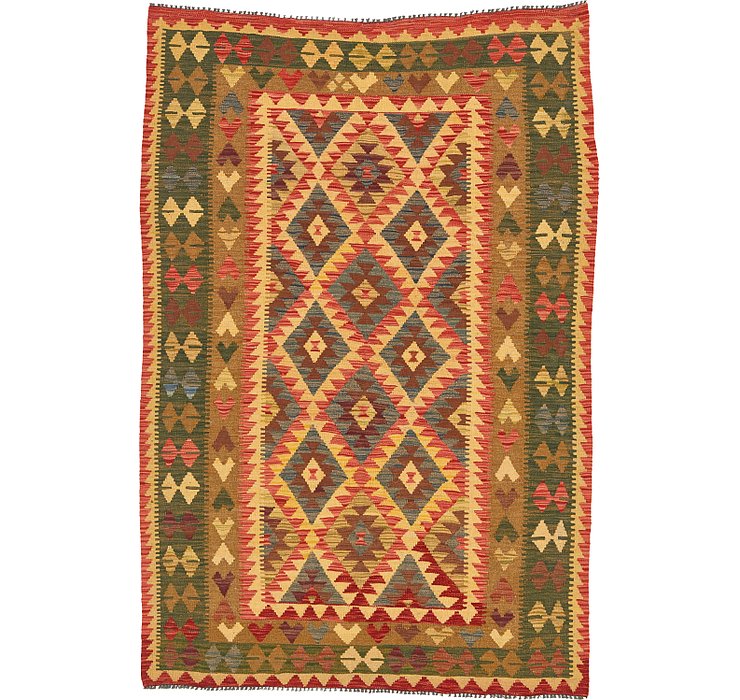 4' 8 x 7' Kilim Maymana Rug
