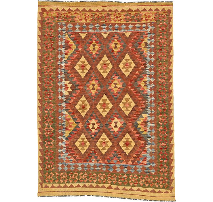 4' 8 x 6' 8 Kilim Maymana Rug