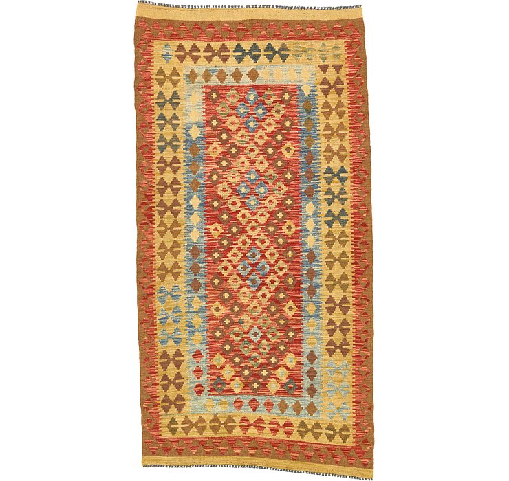 3' 5 x 6' 9 Kilim Maymana Rug