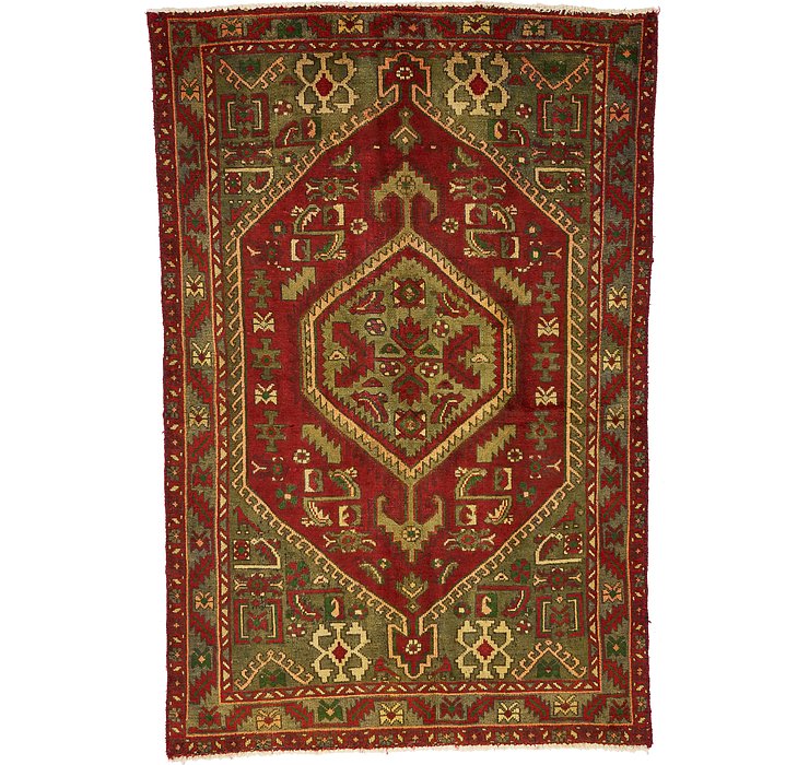4' 4 x 6' 6 Zanjan Persian Rug