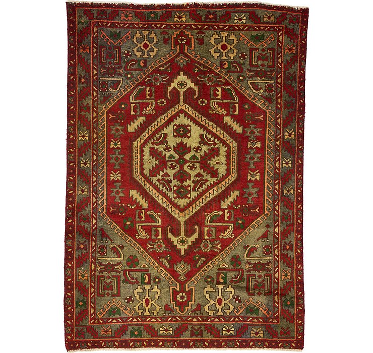 4' 4 x 6' 4 Zanjan Persian Rug