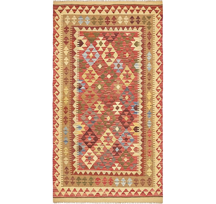 3' 5 x 6' 4 Kilim Maymana Rug