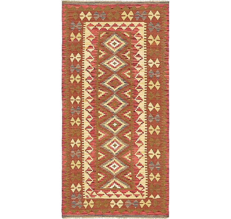 3' 2 x 6' 5 Kilim Maymana Runner Rug