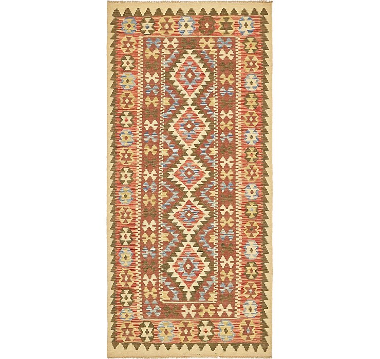 3' x 6' 3 Kilim Maymana Runner Rug