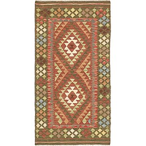 Unique Loom 3' 2 x 6' Kilim Maymana Runner Rug