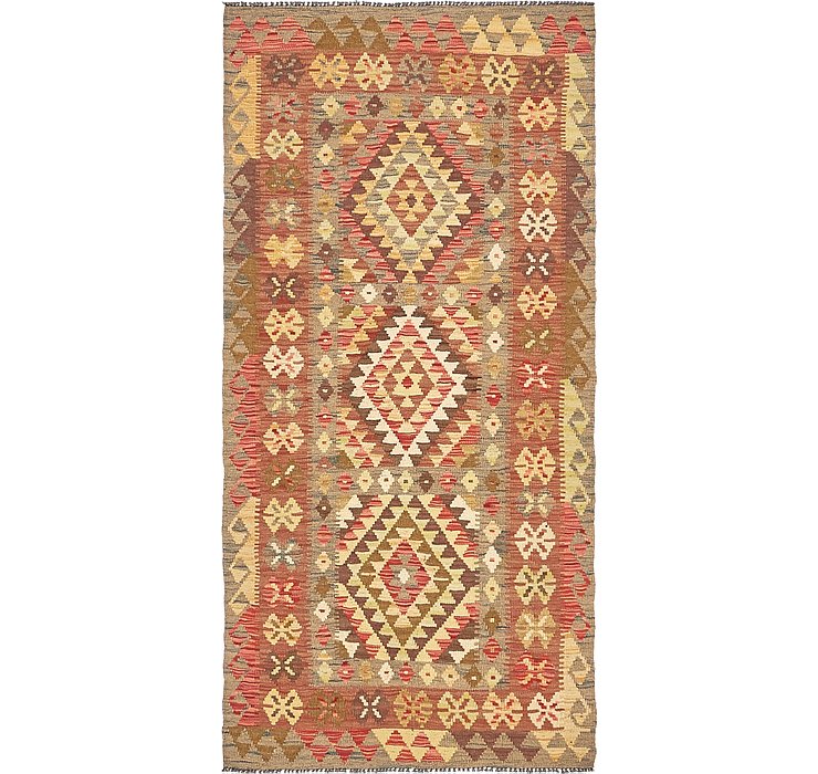 3' 2 x 6' 7 Kilim Maymana Runner Rug