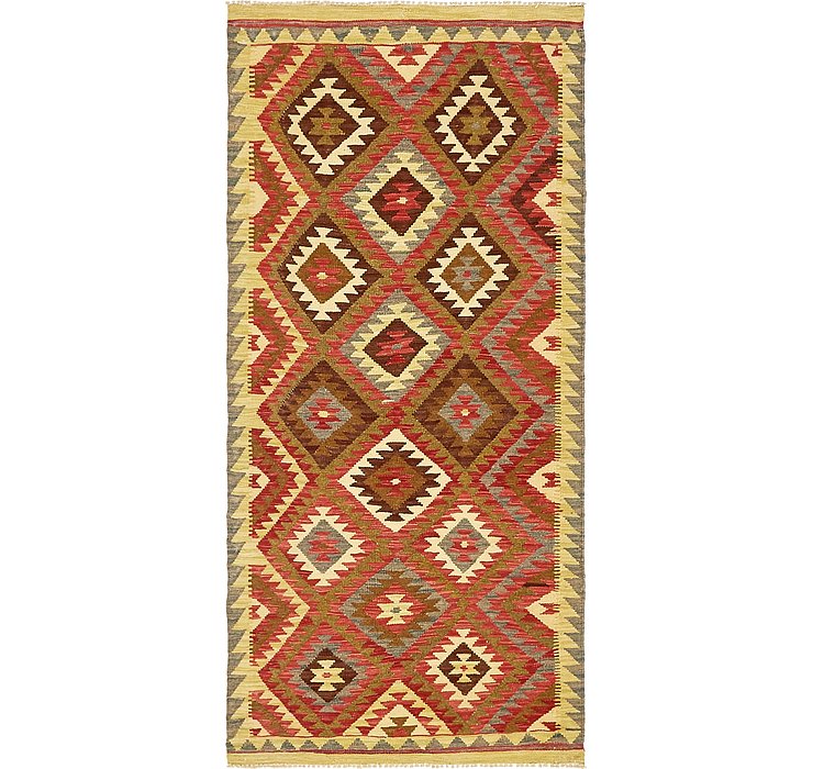 3' x 6' 7 Kilim Maymana Runner Rug
