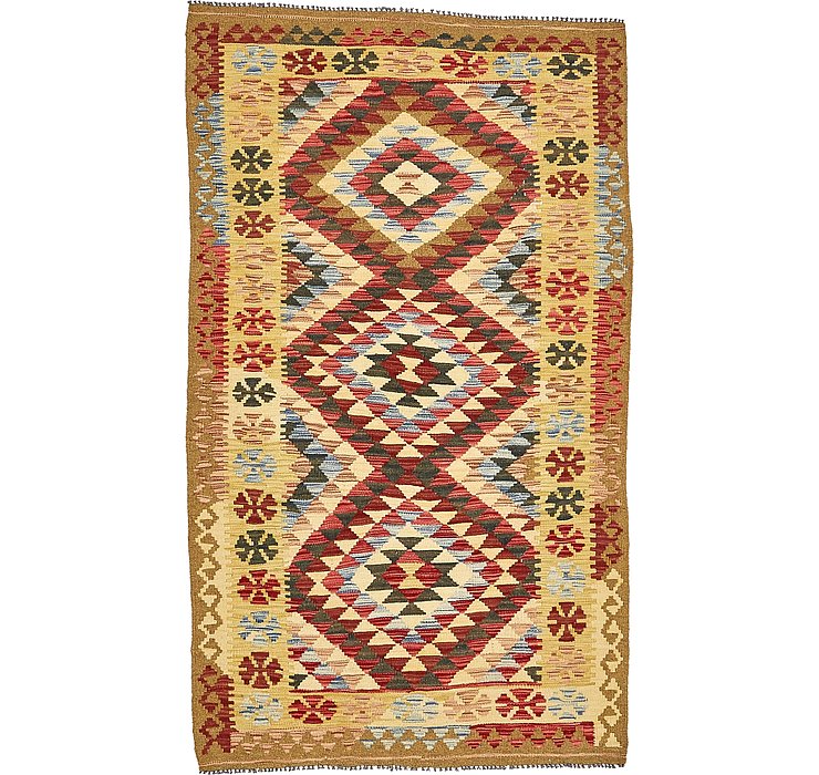 4' x 6' 9 Kilim Maymana Rug