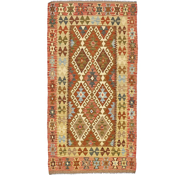 3' 4 x 6' 6 Kilim Maymana Rug