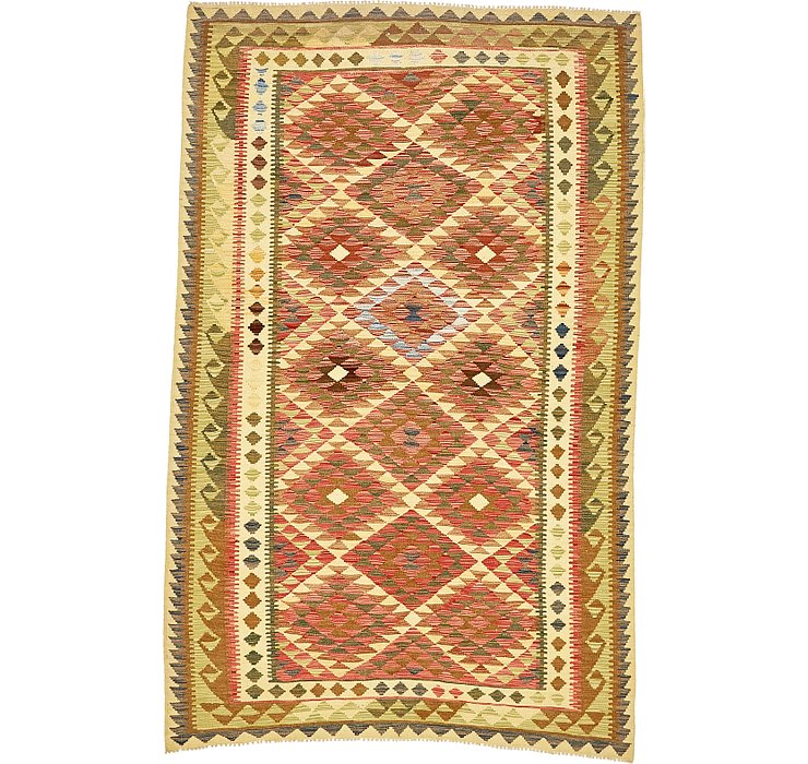 5' 5 x 8' 5 Kilim Maymana Rug