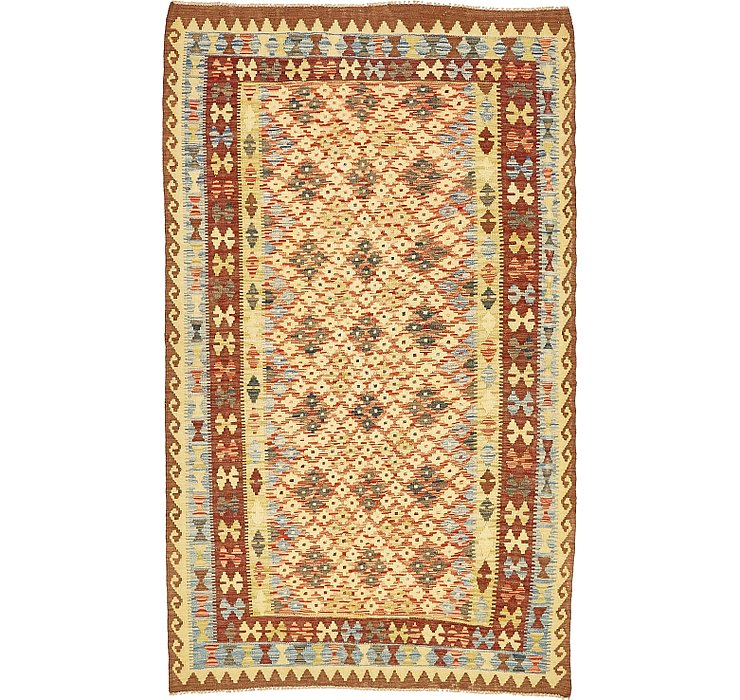 4' 9 x 8' Kilim Maymana Rug