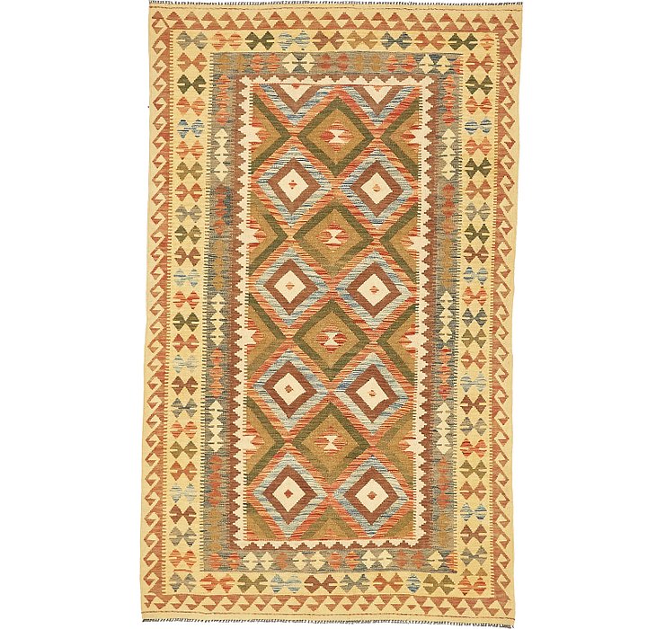 5' x 8' 4 Kilim Maymana Rug