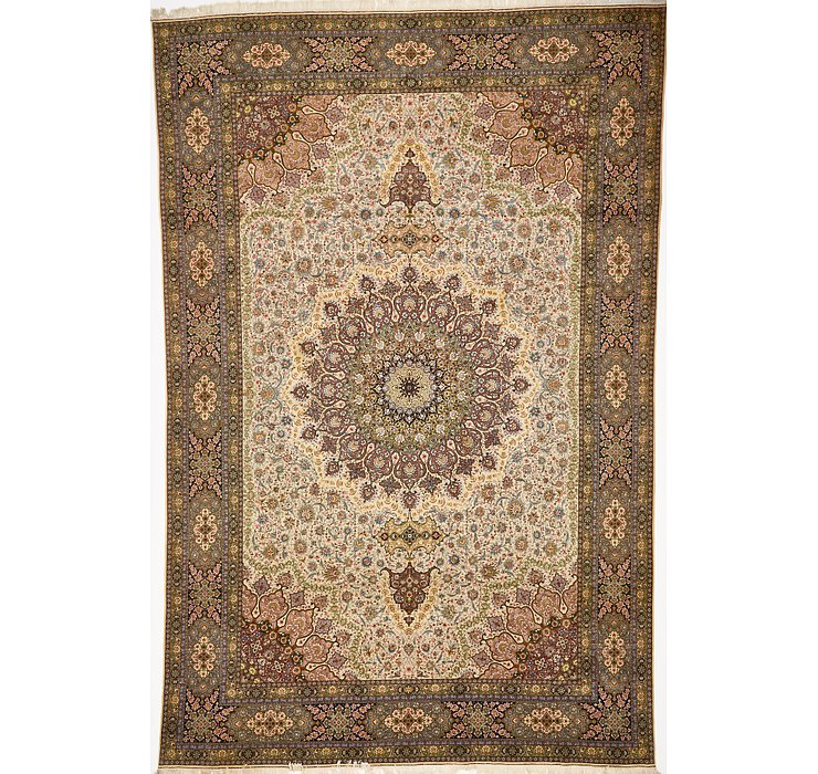 12' 11 x 19' 8 Tabriz Persian Rug