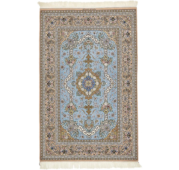 HandKnotted 5' x 7' 7 Isfahan Persian Rug