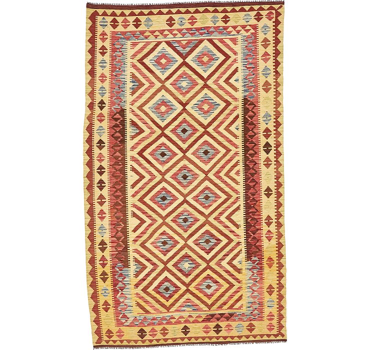 4' 11 x 8' 5 Kilim Maymana Rug