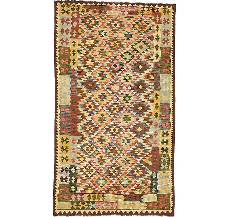4' 11 x 8' 6 Kilim Maymana Rug