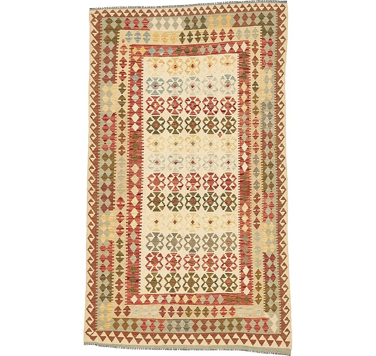 4' 11 x 8' 5 Kilim Maymana Rug