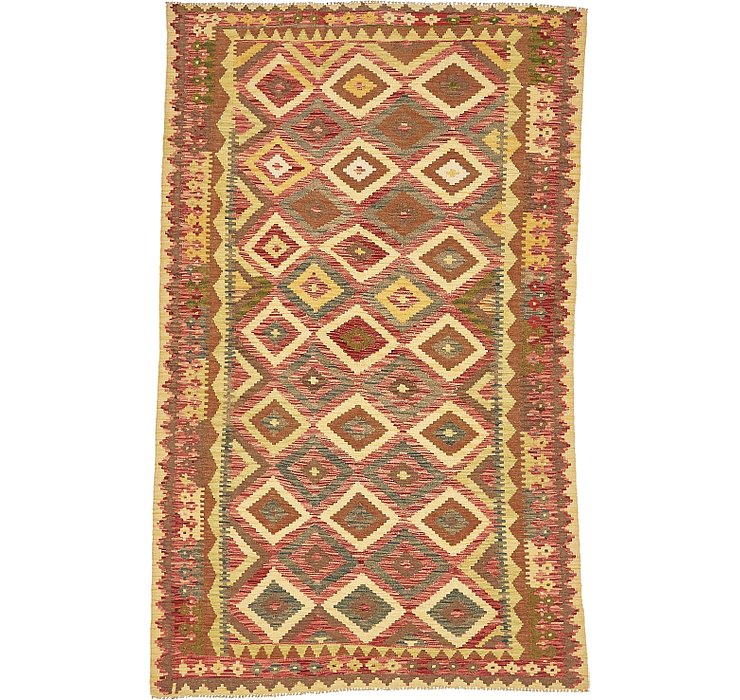 4' 11 x 8' 1 Kilim Maymana Rug