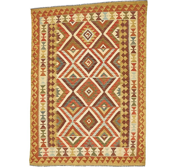 4' 10 x 6' 10 Kilim Maymana Rug