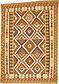 4' 10 x 6' 10 Kilim Maymana Rug thumbnail
