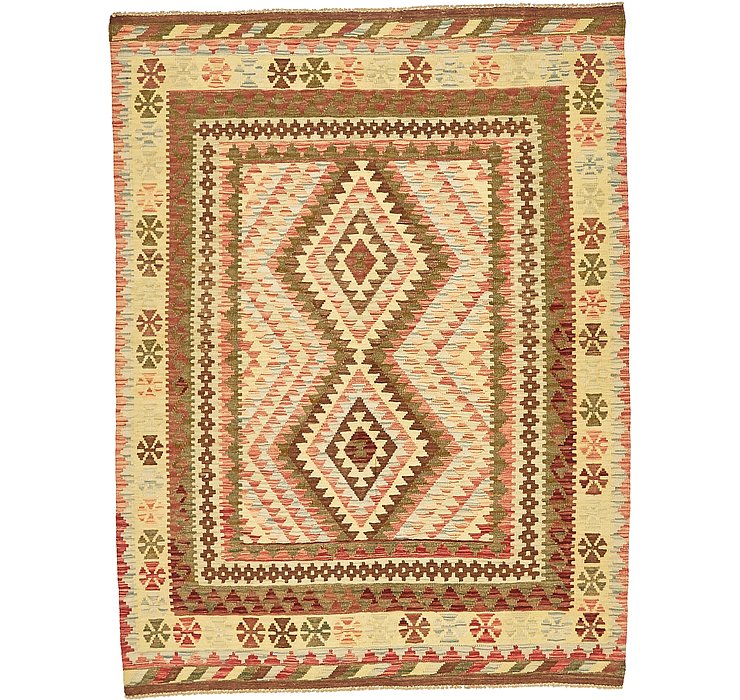 4' 11 x 6' 6 Kilim Maymana Rug