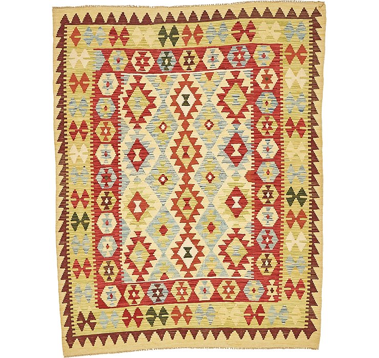 4' 10 x 6' 3 Kilim Maymana Rug