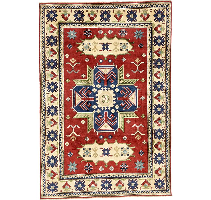 6' 3 x 9' 2 Kazak Oriental Rug