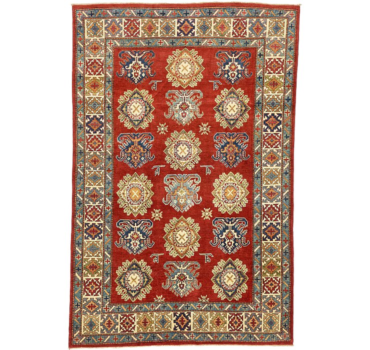 6' 4 x 9' 8 Kazak Oriental Rug