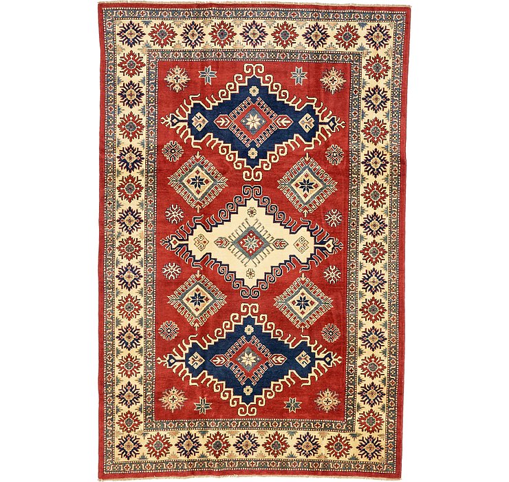 6' 4 x 9' 7 Kazak Oriental Rug