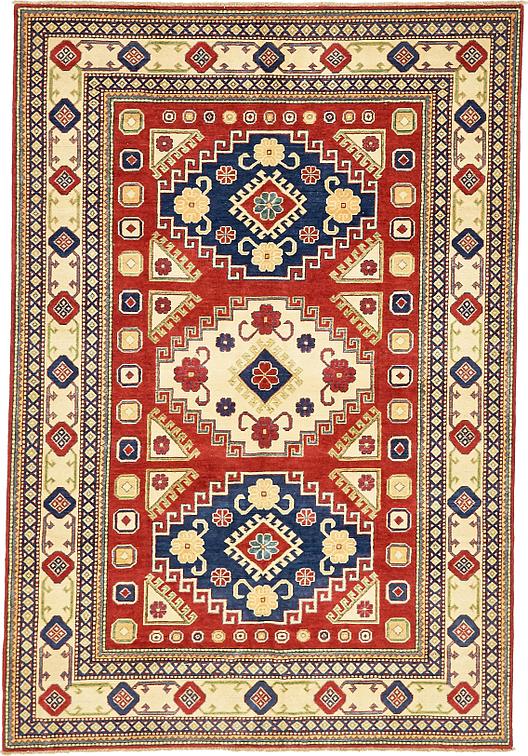 Red 185cm X 270cm Kazak Oriental Rug Rugs Irugs Ch Main Image Of Rug