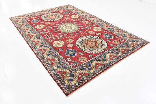 Red 6 9 X 10 Kazak Oriental Rug Rugs Erugs Main Image Of Rug