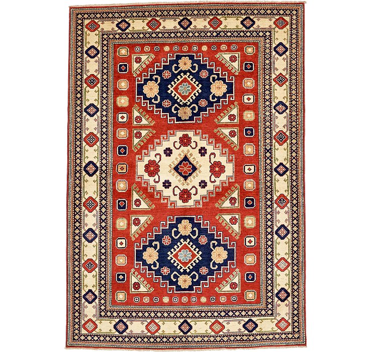 6' 1 x 9' Kazak Oriental Rug