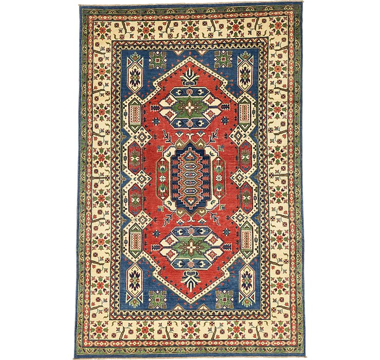 6' 5 x 9' 11 Kazak Oriental Rug